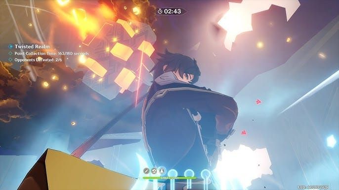 Capture d'écran de speedrun de domaine de niveau 90 de Genshin Impact