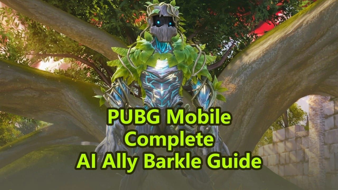 لقطة شاشة لأيقونة استدعاء باركل الخضراء المتوهجة في مود نشأة الغابة البدائية