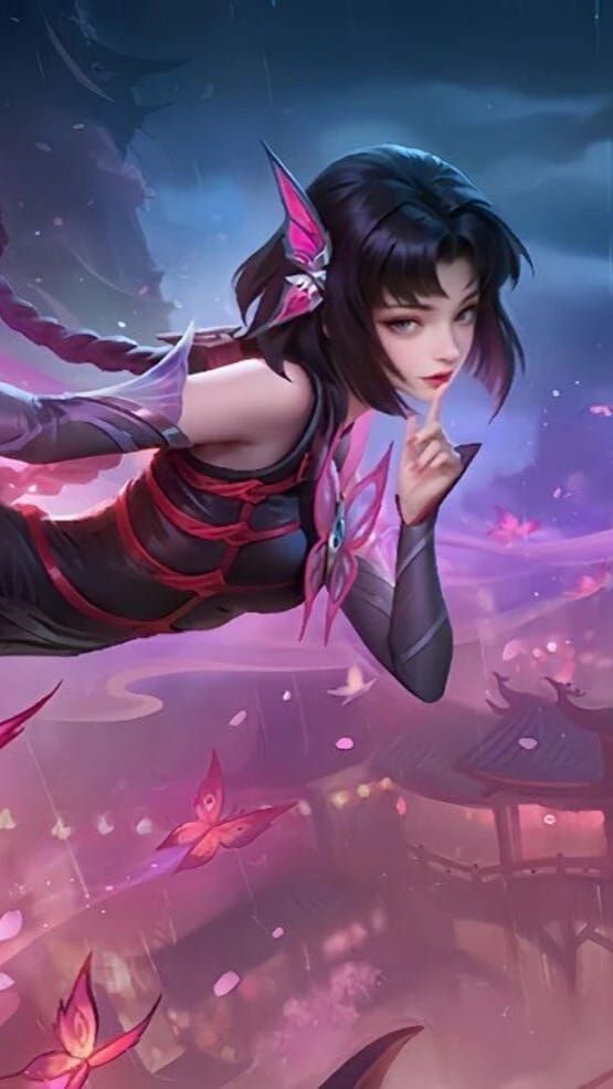 Héroe mago Zhuxin dominando la línea media en Mobile Legends Bang Bang