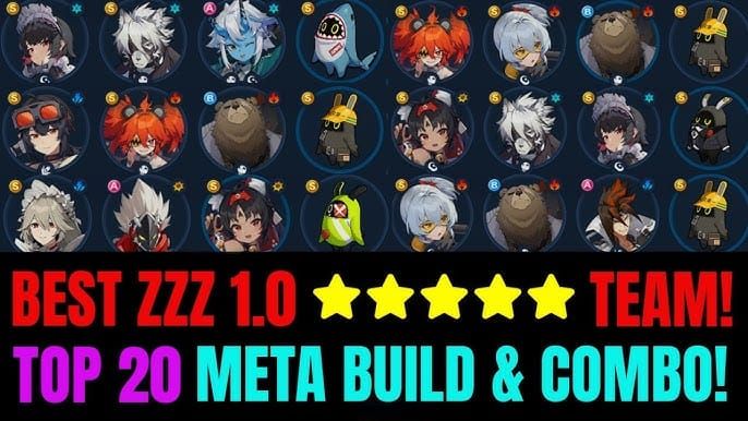 Zenless Zone Zero team building guide showing optimal character combinations for Orphie & Magus