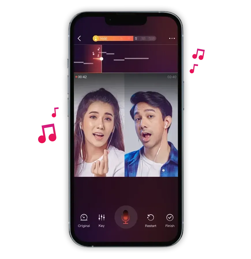 WeSing app profiel met SEA ID