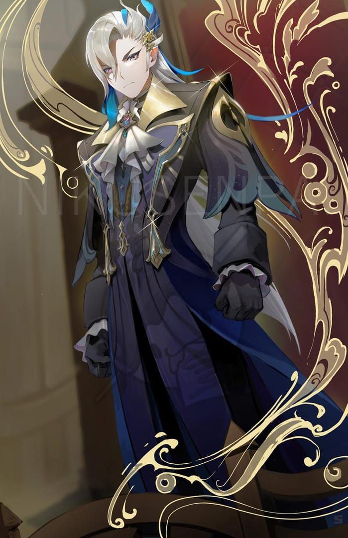 原神水龙王那维莱特官方角色立绘