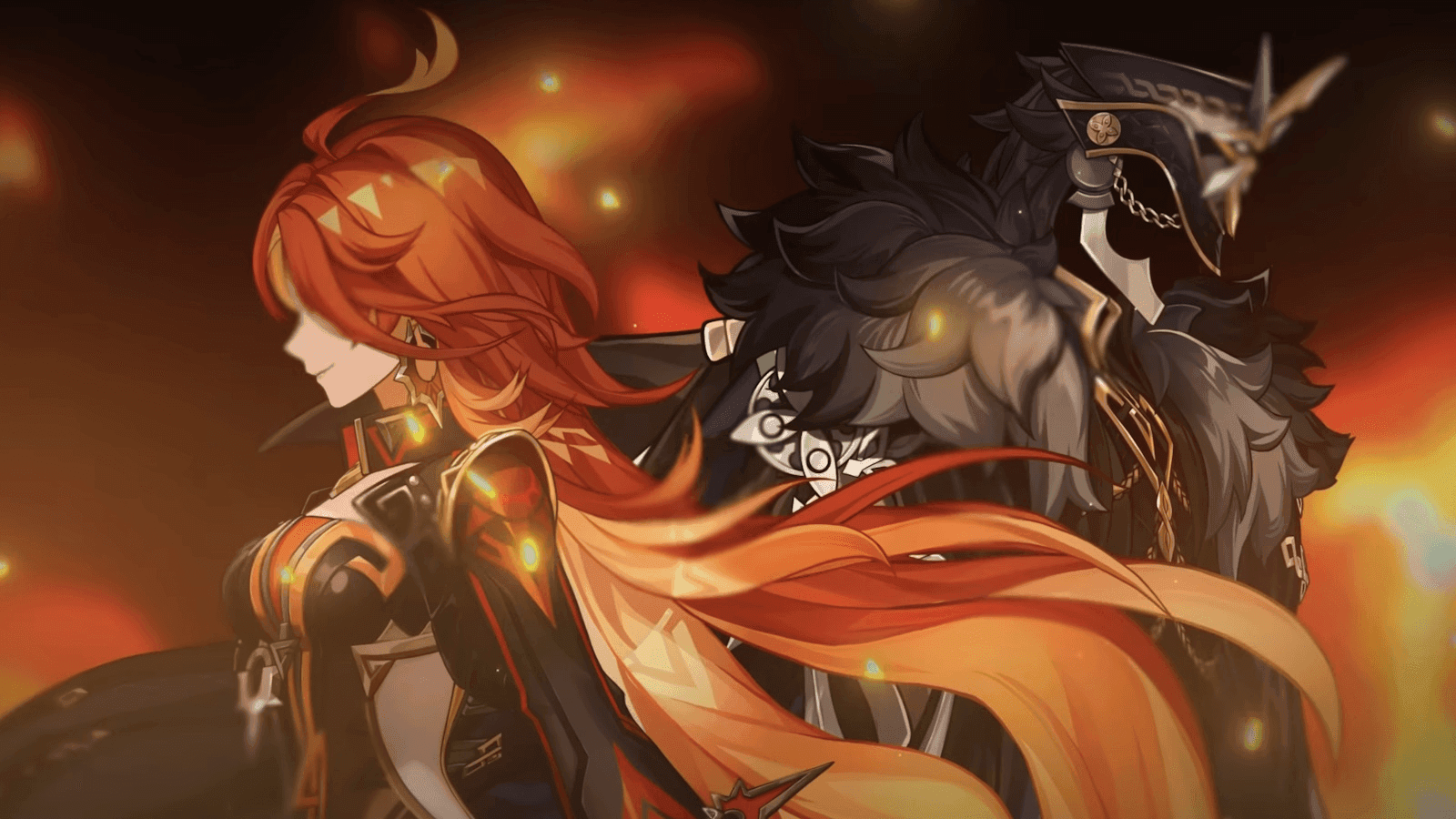 Genshin Impact पात्र नेफर और नैटलन पायरो उपयोगकर्ता