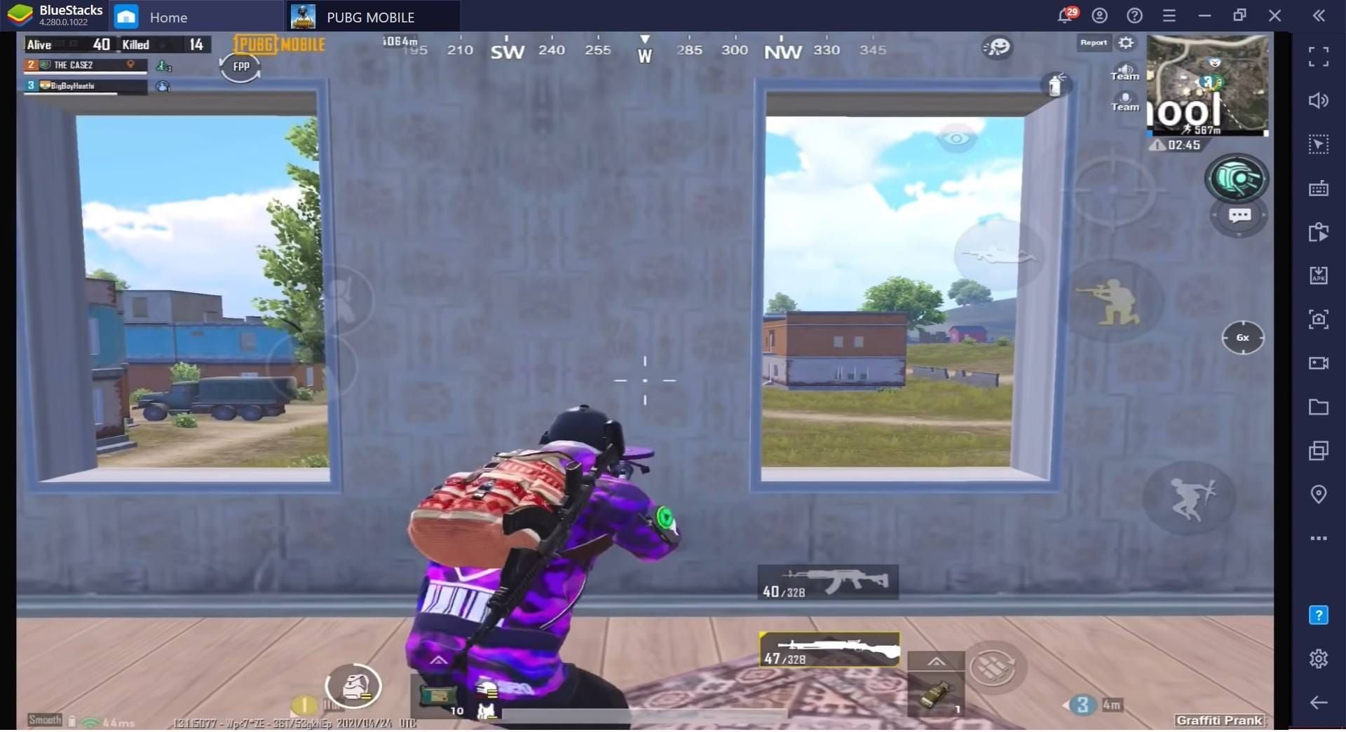 PUBG Mobile squad composition diagram showing different player roles and responsibilities