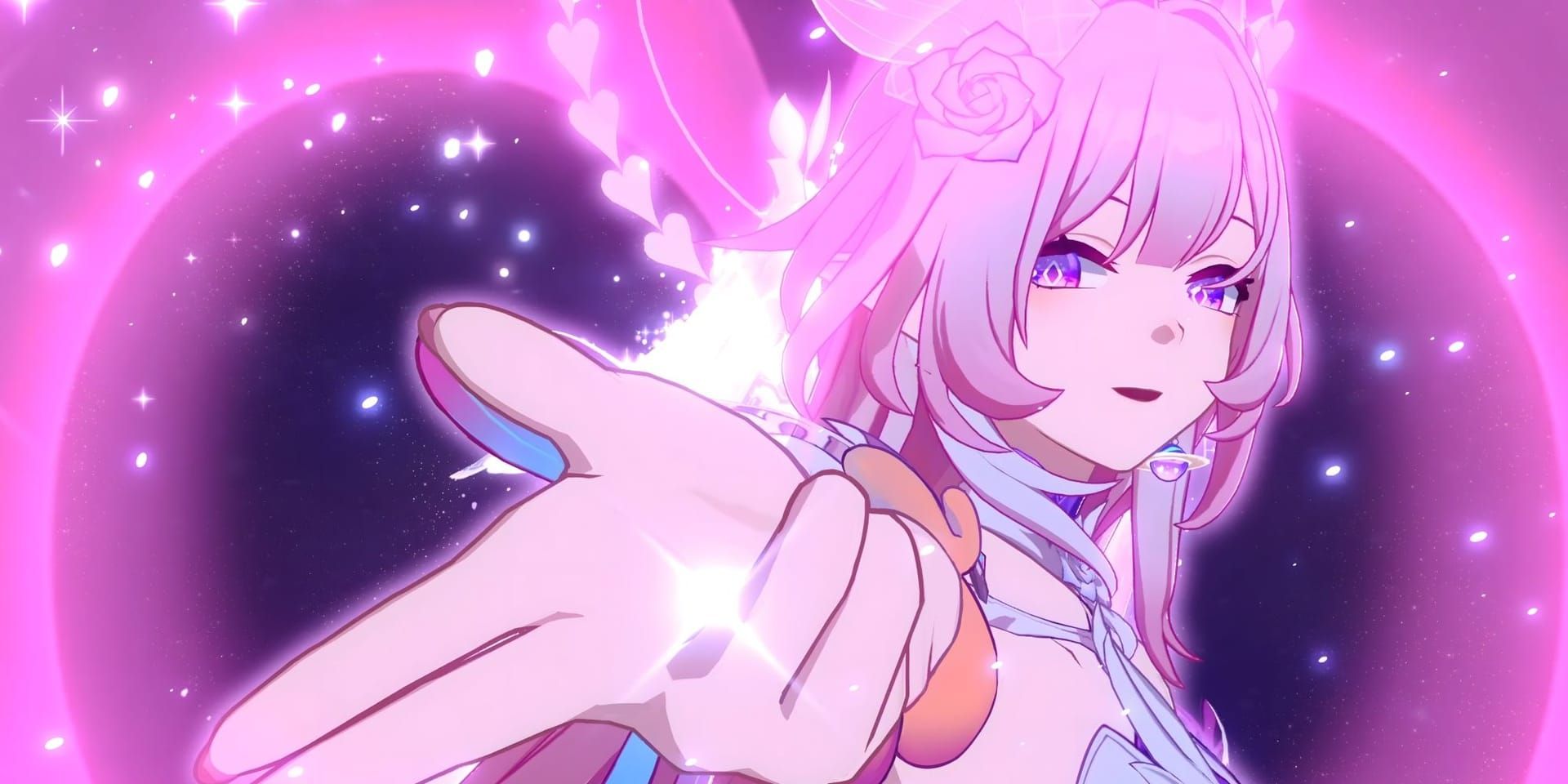 Layar statistik karakter Cyrene menunjukkan nilai build endgame yang dioptimalkan