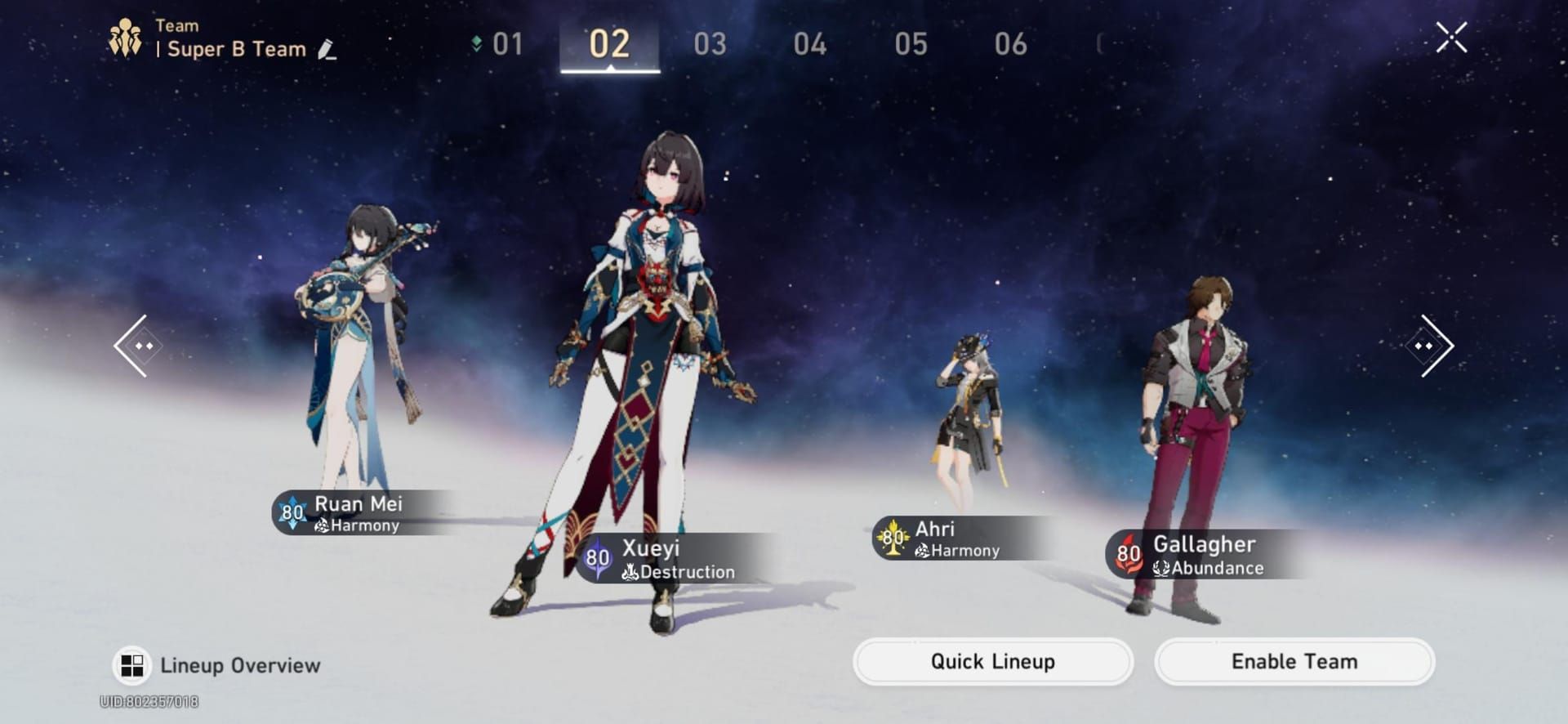 Honkai Star Rail Super Break team Firefly Fugue Ruan Mei Lingsha guide