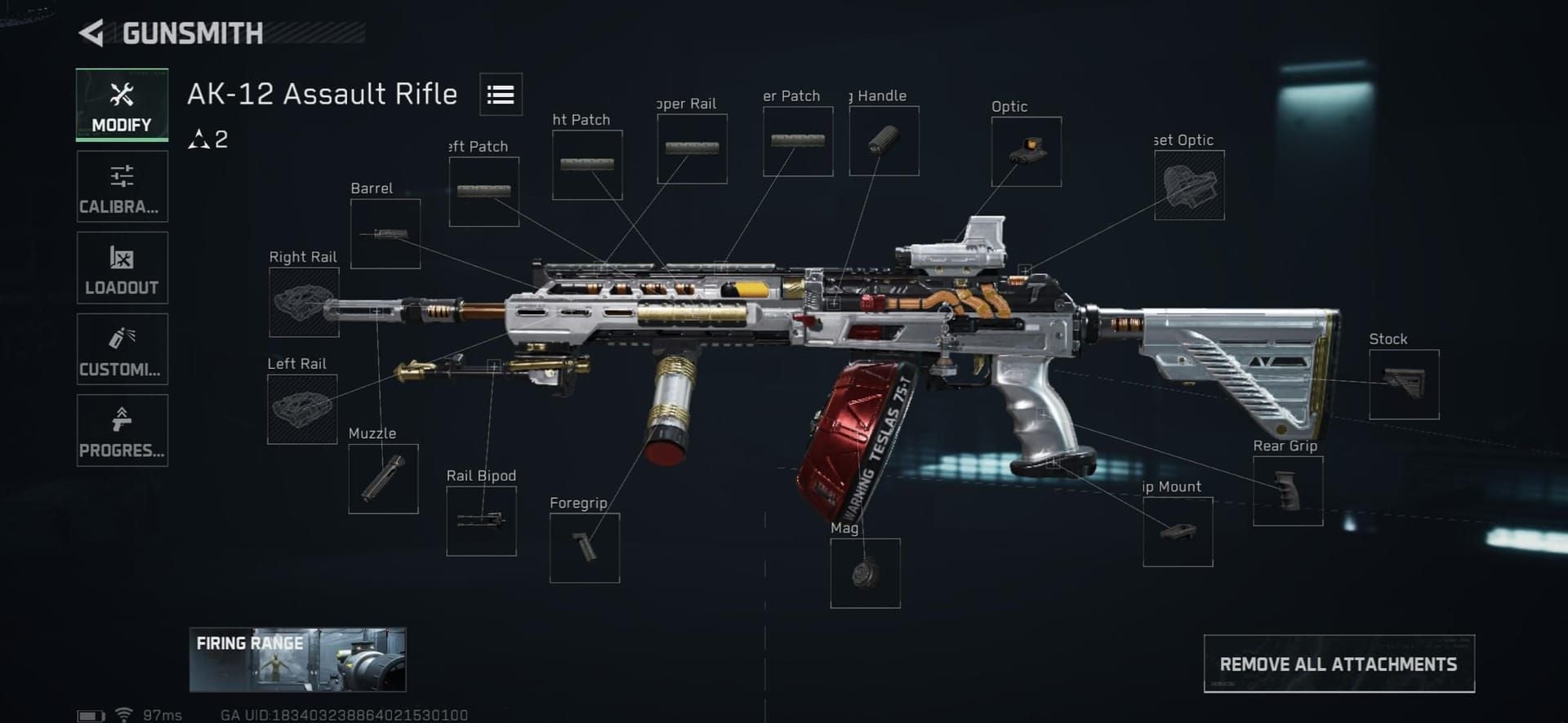 Delta Force Hawk Ops AK-12 Legendary Blueprint weapon image