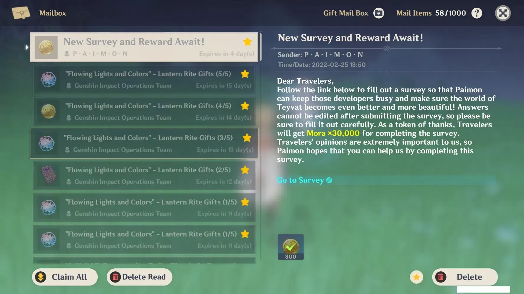 واجهة قدرة كشف الشخصيات في جينشين إمباكت تظهر مواقع المواد المتخصصة في نود-كراي