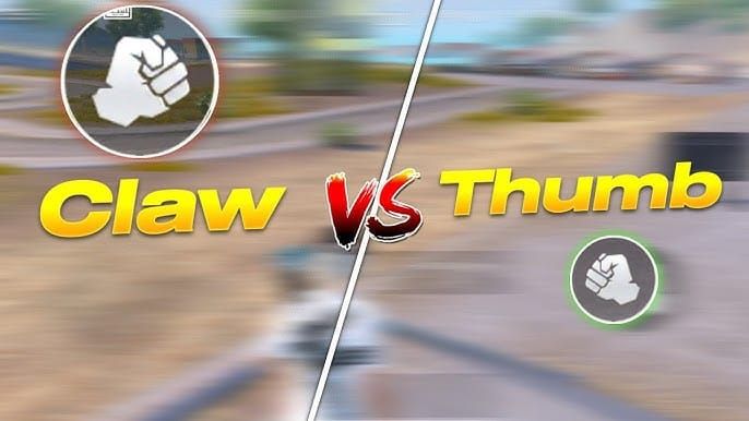Performance comparison between thumb grip and claw grip techniques in PUBG Mobile