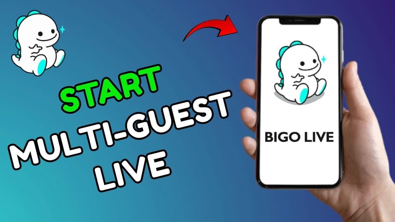 Tutorial screenshot showing how to start a Guest Live call by tapping viewer profile