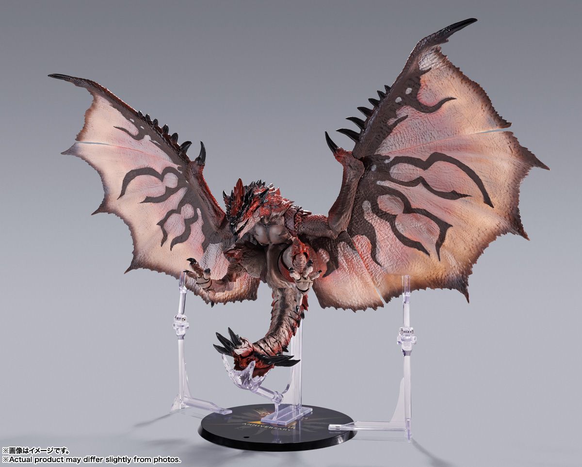 Monster Hunter 20th Anniversary commemorative model "S.H.MonsterArts Fire Dragon/Thunder Wolf Dragon" is available for order today