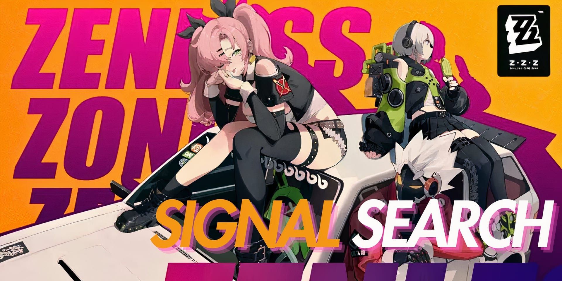 Antarmuka Signal Search gacha Zenless Zone Zero dengan penghitung pity