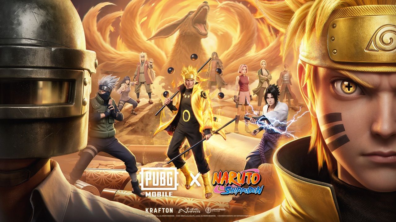 تعاون PUBG Mobile الإصدار 4.5 مع شخصيات Naruto Shippuden على خريطة Erangel