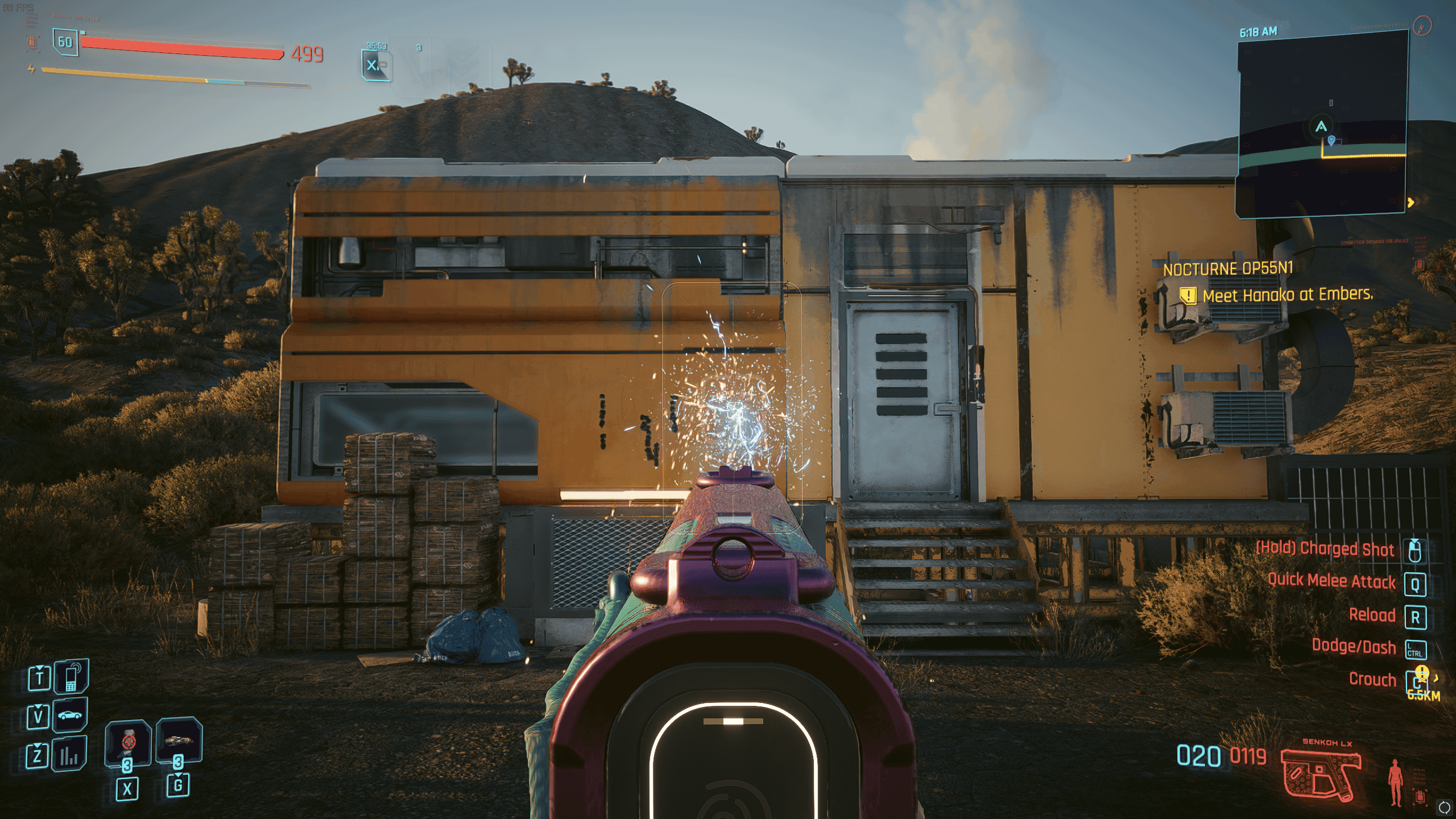 Tech weapon charged shot penetrating solid cover in Cyberpunk 2077