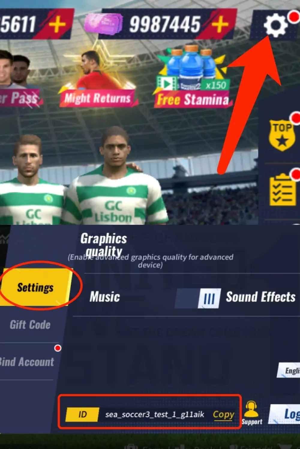 How to recharge Football Master 2 FMP