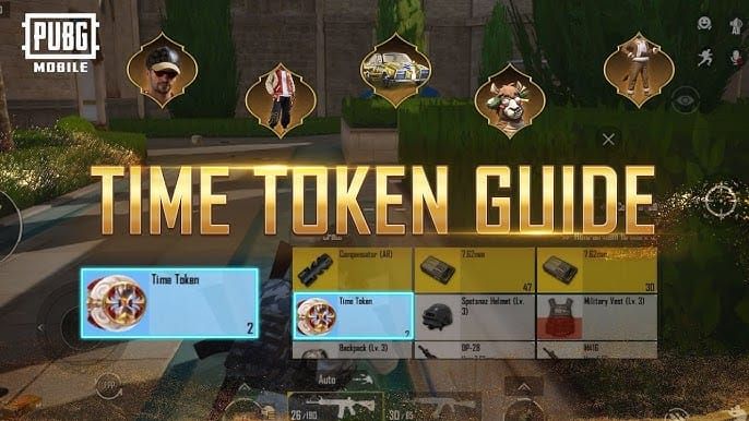 PUBG Mobile Castle Tokens redemption interface showing token exchange system