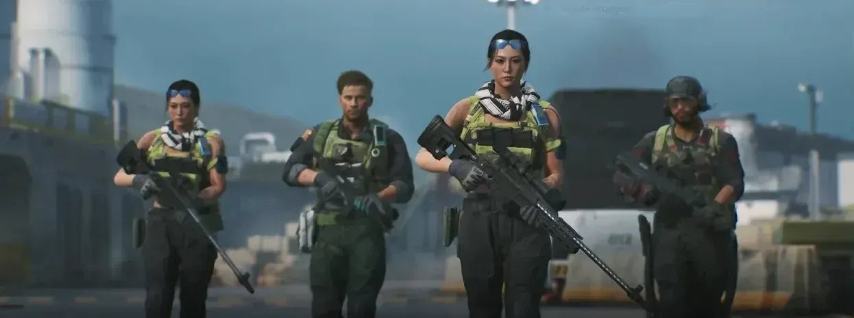 Pantalla de selección de operador de Delta Force mostrando la composición de equipo recomendada