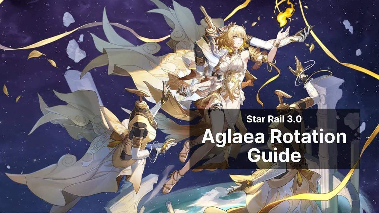 Honkai Star Rail Rotations-Guide Screenshot für langsame Aglaea und Hyperspeed-Sunday Zyklus 1