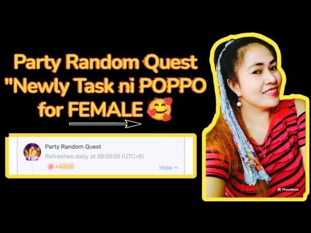 Poppo Party Random Quest four-player party screenshot