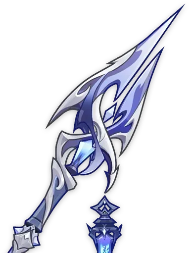 Bloodsoaked Ruins polearm weapon with stats and passive ability description