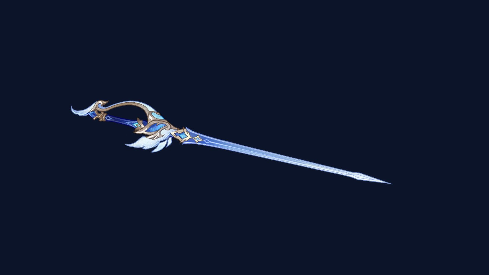 سلاح أوديت المخصص Whitelake Frostfeather
