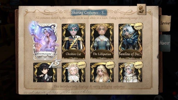 Identity V home screen interface showing the Add Friend button location in the top-right corner