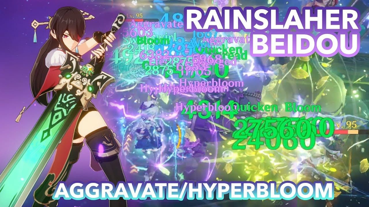 原神 北斗 超開花チームガイドスクリーンショット