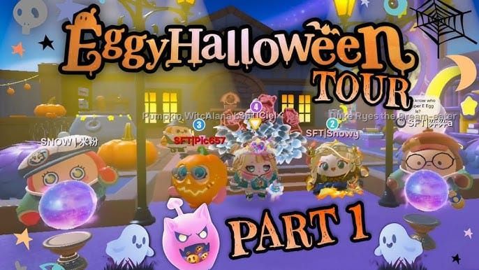Grafico comparativo delle ricompense di Halloween e Ringraziamento di Eggy Party