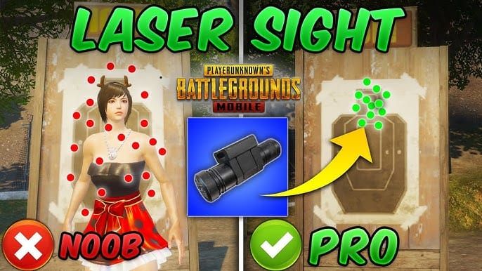 อุปกรณ์เสริมสำหรับปืนและอุปกรณ์ใน PUBG Mobile