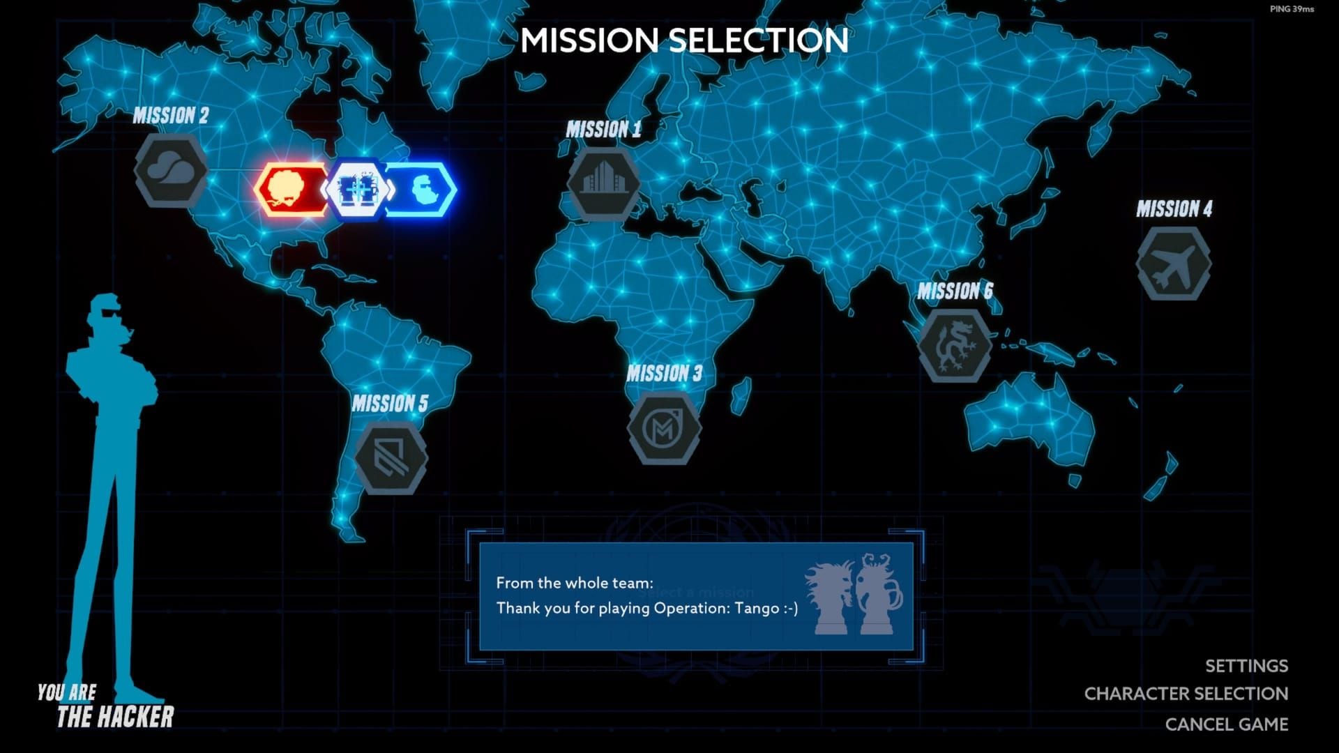 Onglet Missions de Tango montrant les tâches quotidiennes et les récompenses