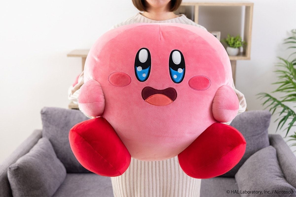 The super-large "Food Festival Kirby" plush toy is available for order today