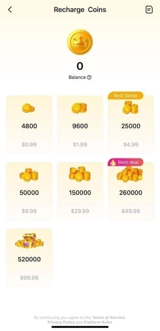 Side-by-side comparison chart of SUGO Coins recharge flow before and after 2.47.0