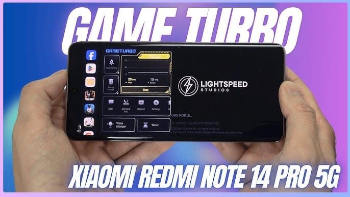 Интерфейс Game Turbo на Xiaomi 14 Pro, показывающий настройки оптимизации PUBG Mobile