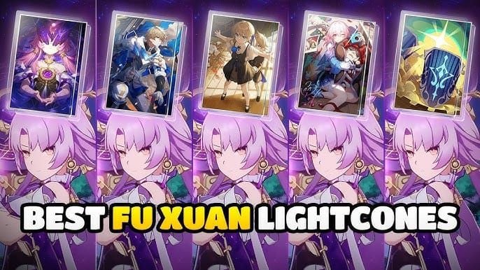 Сравнение EHP и лечения для сборок Фу Сюань на 9000 HP и 2000 DEF в Honkai Star Rail