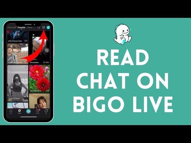 Navigation guide showing Settings, Help & Feedback, and Contact Us path in Bigo Live app