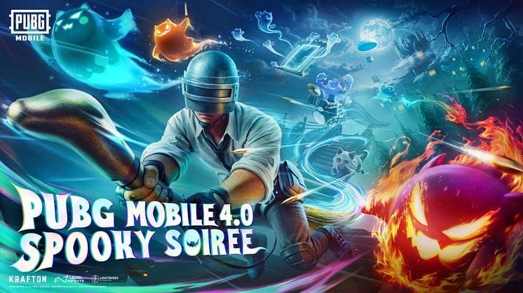 PUBG Mobile Ghosty companion character floating beside a player