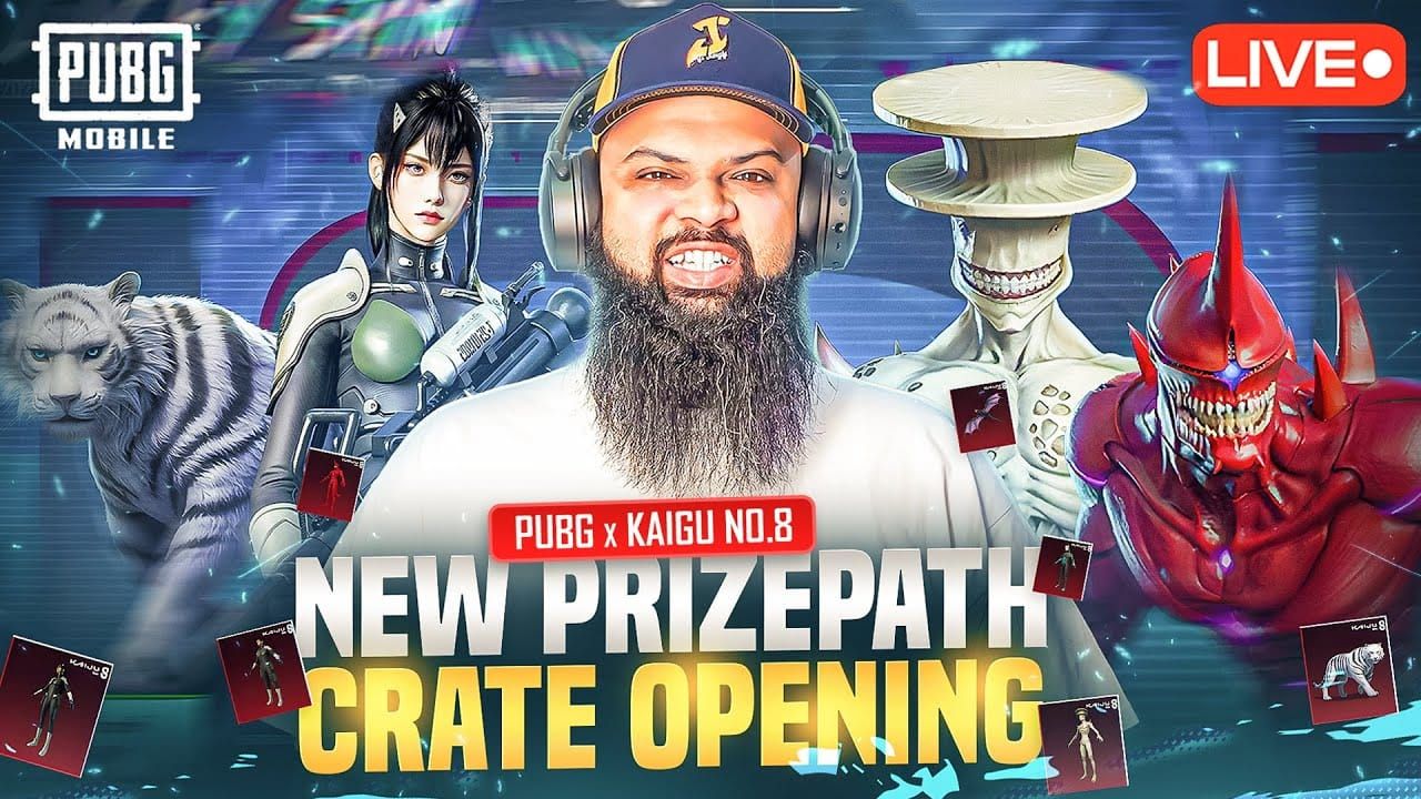 PUBG Mobile Kaiju No. 8 character transformation set
