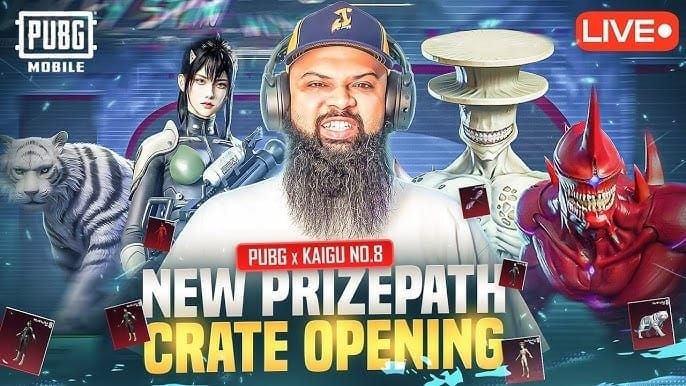 Kaiju No. 9 and No. 10 villain character designs in PUBG Mobile