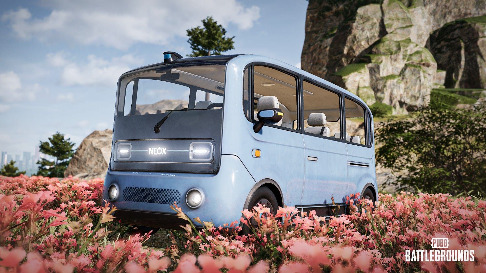 Pico Bus electric vehicle exclusive to PUBG Mobile Rondo map
