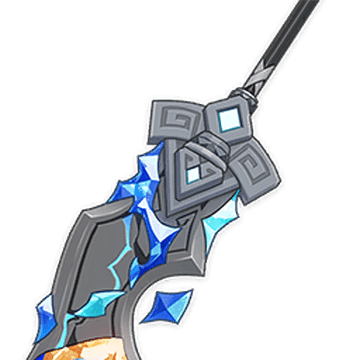 Flame-Forged Insight weapon details showing base attack, Elemental Mastery substat, and passive ability