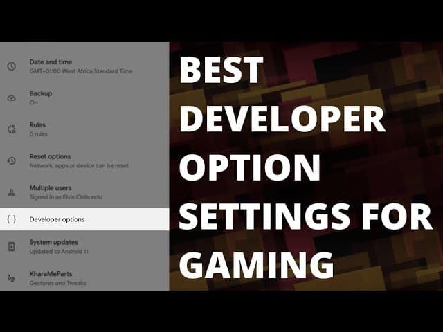 Android Developer Options menu showing animation scale settings and battery optimization configuration