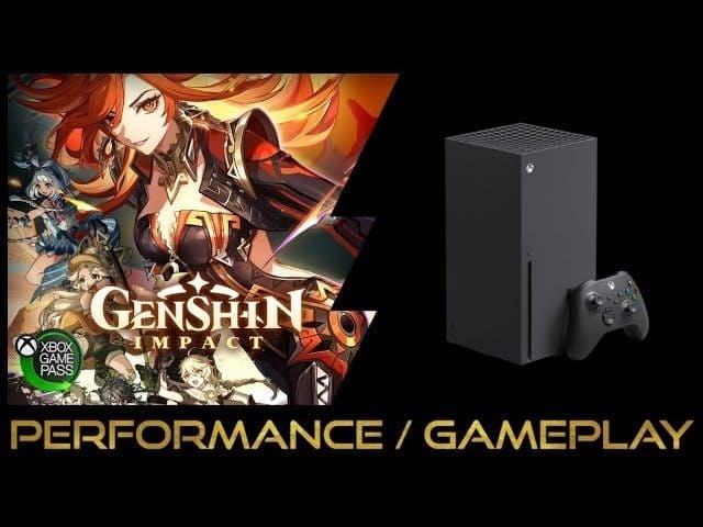 Performance comparison of Genshin Impact between Xbox Series X and Series S showing visual quality differences