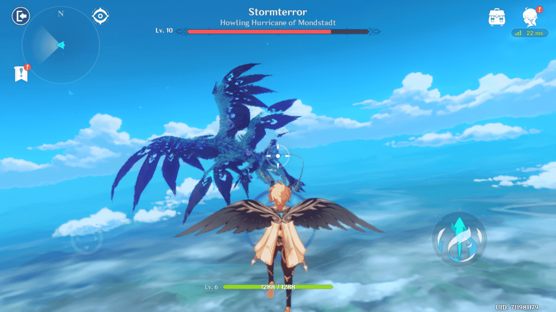 Genshin Impact combat scene with multiple characters and visual effects demonstrating performance-intensive gameplay
