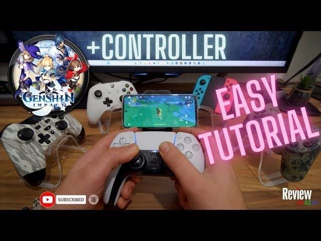 Android Bluetooth controller pairing steps for Genshin Impact
