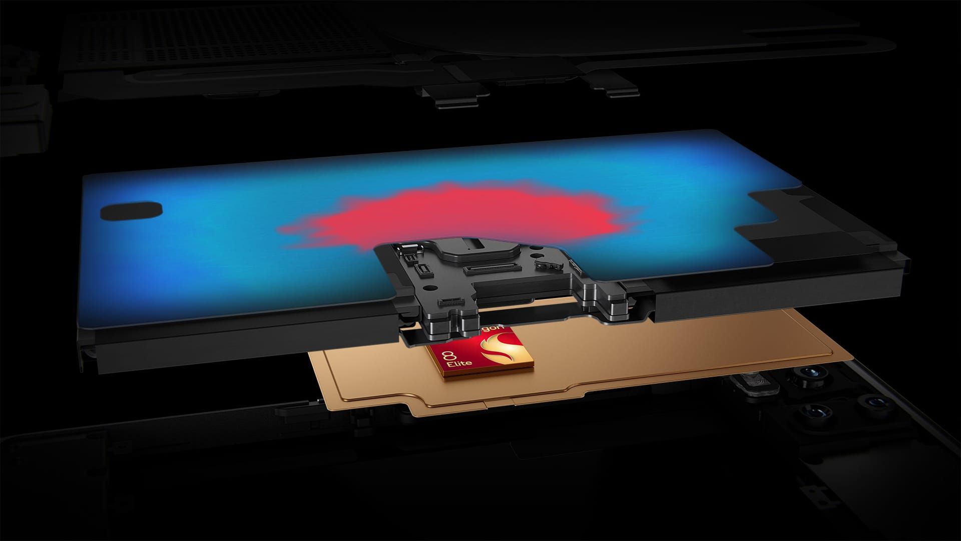 Mobile gaming setup showing phone without case for better heat dissipation during Genshin Impact sessions