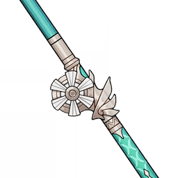 Windtangler fishing rod from Genshin Impact showing equipment details and stats