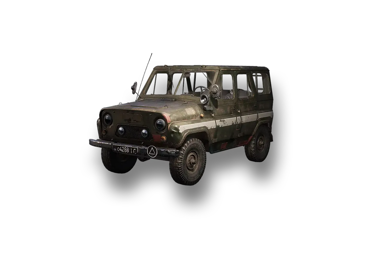 Comparison of UAZ and Dacia vehicles in PUBG Mobile showing their terrain capabilities