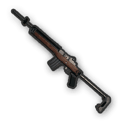 PUBG Mobile Mini-14 magazine capacity showing 30-round extended magazine