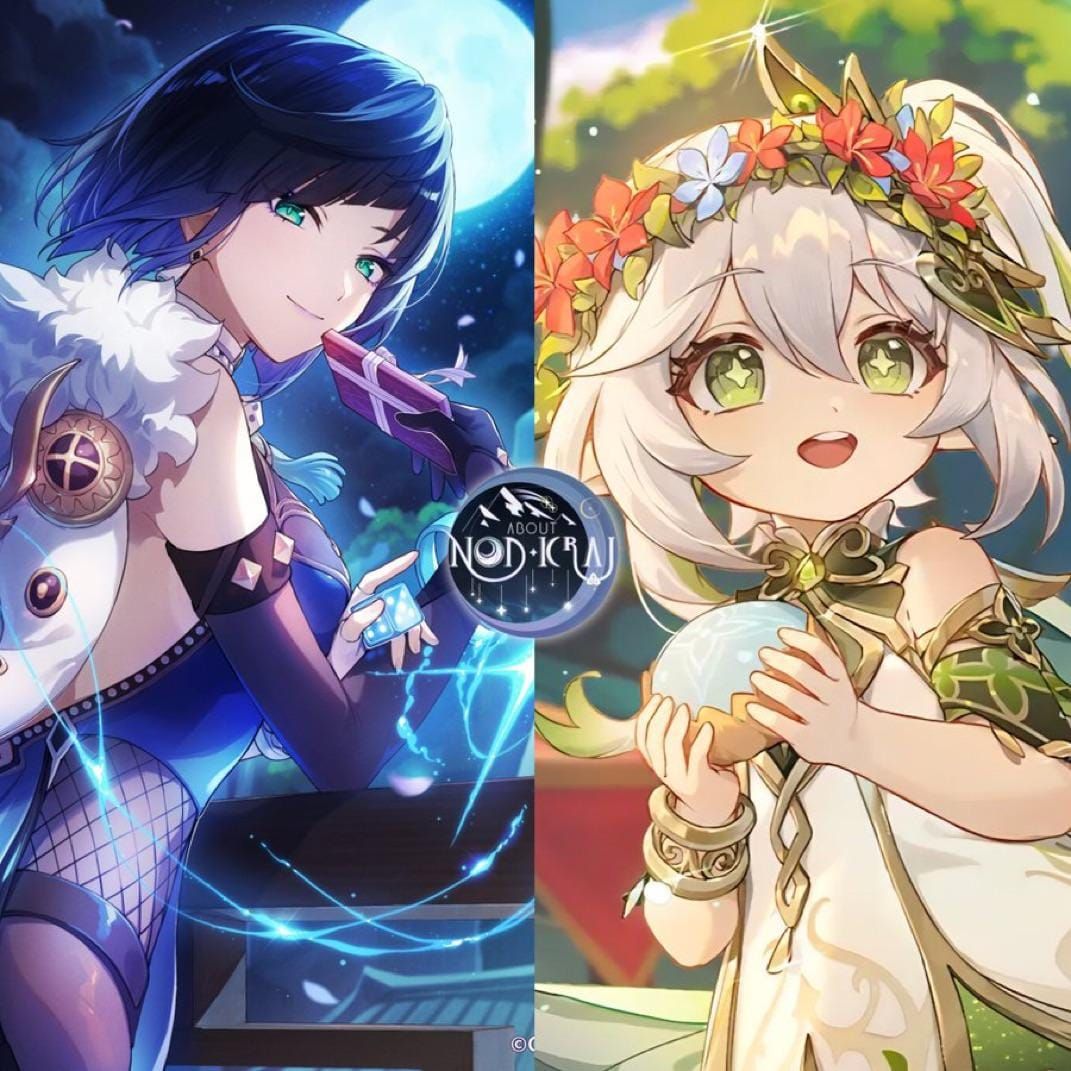 Genshin Impact Version 6.0 featured characters Nahida and Yelan