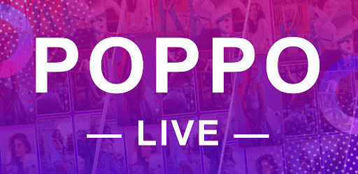 Step-by-step screenshots of BitTopup purchase process for Poppo Live coins